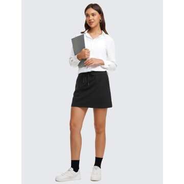 CRZ YOGA Women's Stretch Skorts for Work & Sports