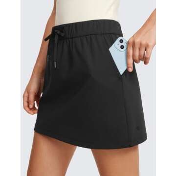 CRZ YOGA Women's Stretch Skorts for Work & Sports