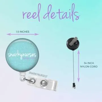 Funny Poop Troop GI Endoscopy Nurse Badge Reel - Cute Retractable ID Holder for RNs - RT Pull Clip - Gift for Nursing Student