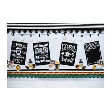 Carson Dellosa – Industrial Café, I Love You More Than Pumpkin Spice Poster, Classroom Décor