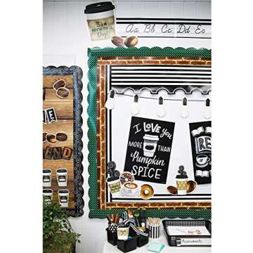 Carson Dellosa – Industrial Café, I Love You More Than Pumpkin Spice Poster, Classroom Décor