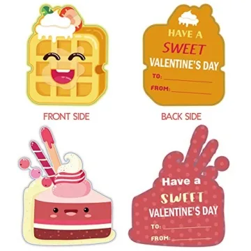 Konsait 32 Adorable Valentine's Day Cards for Kids