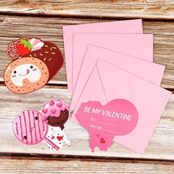 Konsait 32 Adorable Valentine's Day Cards for Kids