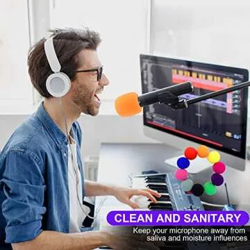 Colorful Microphone Covers for Enhanced Audio Experience