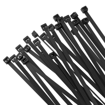 TEVADO 100 Pack Heavy Duty Cable Zip Ties - 12 Inch Nylon Self-Locking, 50 lbs, for Indoor/Outdoor U...