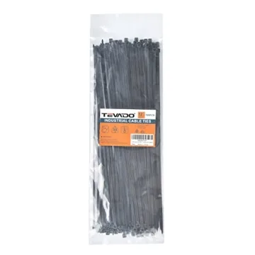 TEVADO 100 Heavy Duty Zip Ties 12 Inch Nylon 50 lbs