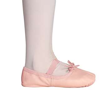 Stelle Genuine Leather Ballet Shoes for Kids and Toddlers