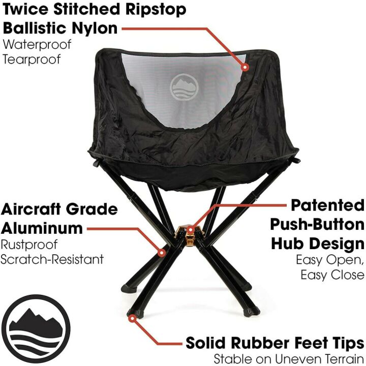 CLIQ Portable Camping Chair - Compact & Durable