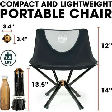 CLIQ Portable Camping Chair - Compact & Durable