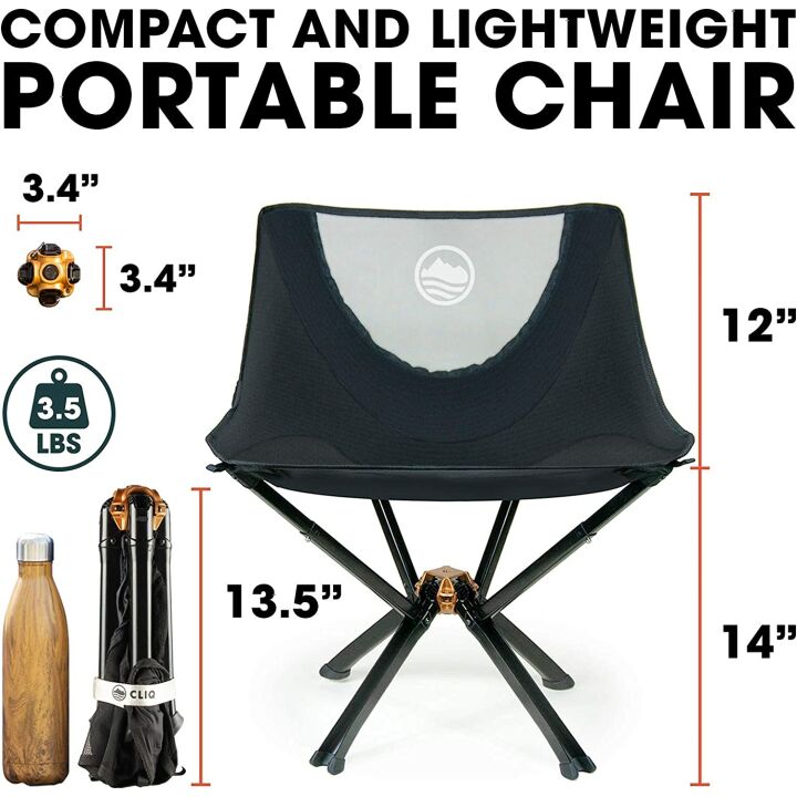 CLIQ Portable Camping Chair - Compact & Durable