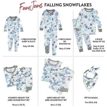 HonestBaby Family Matching Holiday Pajamas in Organic Cotton for All Sizes