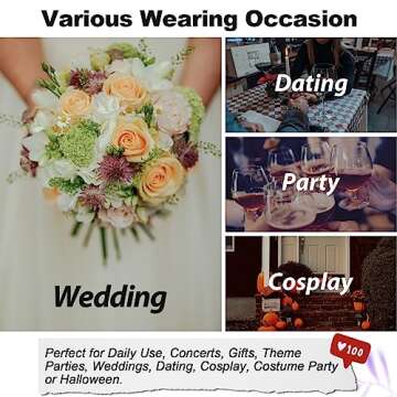 Stylish EMMOR Black Long Curly Wig for Women