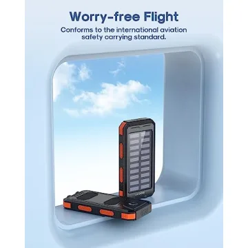 30000mAh Solar Power Bank Fast Charging - Dual USB