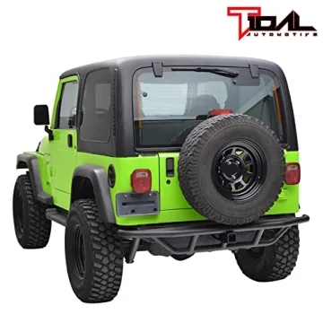EAG Tubular Steel Rear Bumper for 87-06 Wrangler TJ YJ
