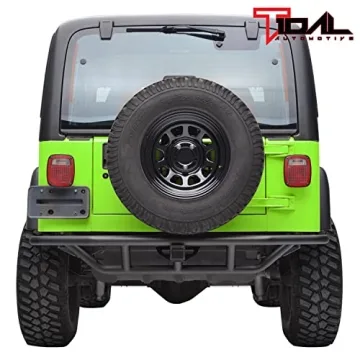 EAG Tubular Steel Rear Bumper for 87-06 Wrangler TJ YJ