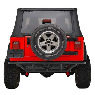 EAG Tubular Steel Rear Bumper for 87-06 Wrangler TJ YJ