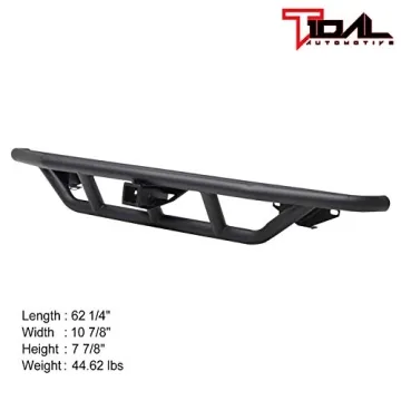 EAG Tubular Steel Rear Bumper for 87-06 Wrangler TJ YJ