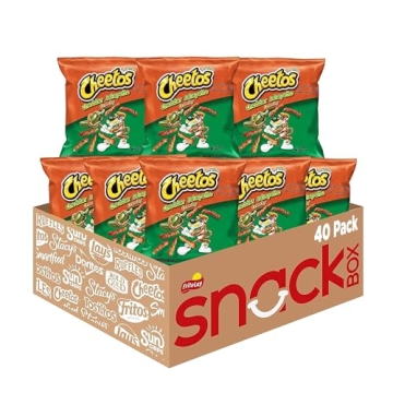 Cheetos Cheddar Jalapeno Crunchy Snacks - 40 Pack of 1oz