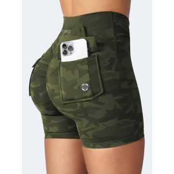 YEOREO Scrunch Workout Shorts for Stylish Activewear