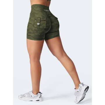YEOREO Scrunch Workout Shorts for Stylish Activewear