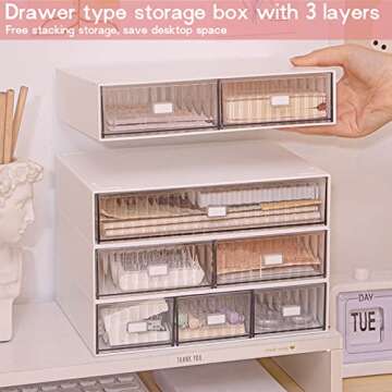 Effortless Organization: 3 Tier Desk Storage Solution