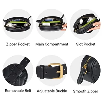 Stylish Geestock Black Fanny Packs for Women