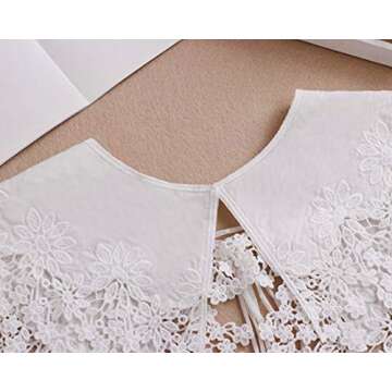 YAKEFJ Shawl Fake Collar Detachable Dickey False Collar