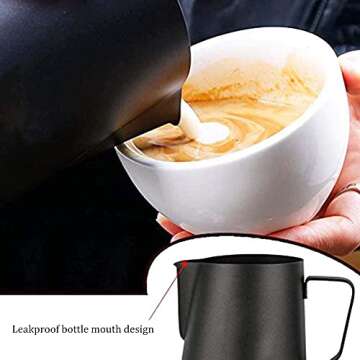 High-Quality Stainless Steel Milk Frothing Pitcher 350ml