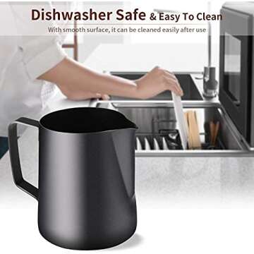 High-Quality Stainless Steel Milk Frothing Pitcher 350ml