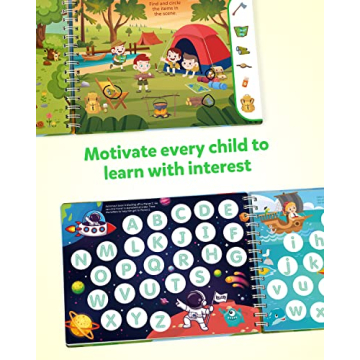 Coogam Tracing Workbook for Preschool Kids Learning Letters