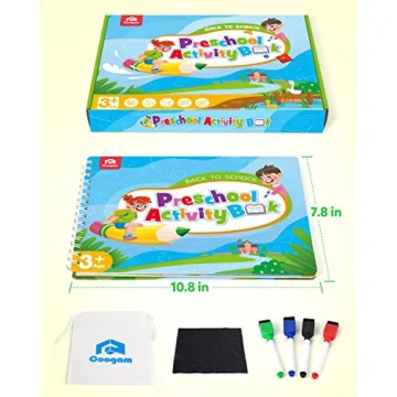 Coogam Tracing Workbook for Preschool Kids Learning Letters