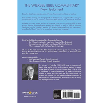 Wiersbe Bible Commentary NT for Deeper Faith Insight
