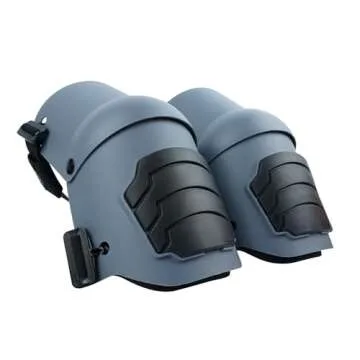 Zeluga 15-396 Heavy Duty Knee Pads with Anti-slip Strong Double Straps, Ultraflex Work Knee Foam Pad...