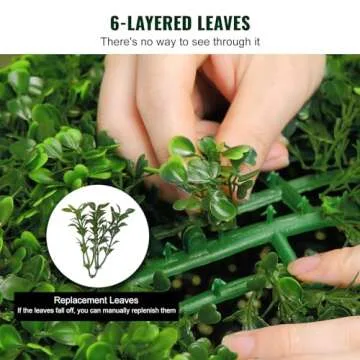VEVOR Artificial Boxwood Topiary Trees - Elegant Indoor/Outdoor Decor