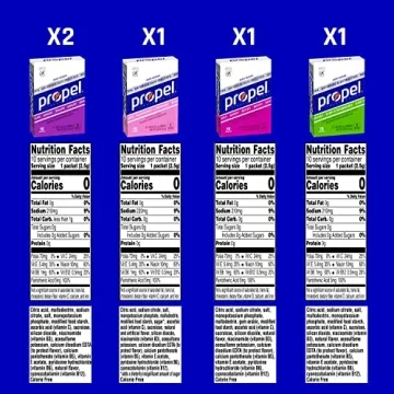Propel Powder Packets Variety Pack with Electrolytes and No Sugar