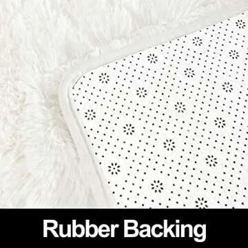 Prabia Super Soft Fluffy Shaggy Rug for Cozy Home Decor