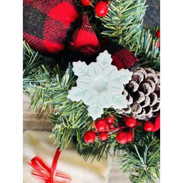 Beets and Apples Christmas Gift Basket for Women Holiday Spa Set Soap Candle Gifts for Her, Mom, Winter Spa Gift Set, Tea, Soap Candle Gift Set, Christmas Gift Set, Handmade in USA (Christmas)