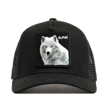 Summer Of "94 - Season 1 - Premium Unisex Adjustable Snapback Mesh Trucker Hat (US, Alpha, One Size, Wolf - Alpha)