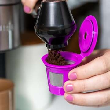 Cafe Fill Value Pack - Reusable K Cup Coffee Pods & Scoop