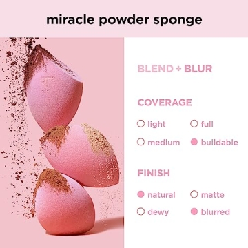 Real Techniques Ultimate Makeup Sponge Trio for Flawless Application