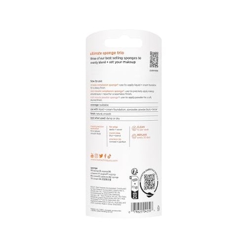 Real Techniques Ultimate Makeup Sponge Trio for Flawless Application