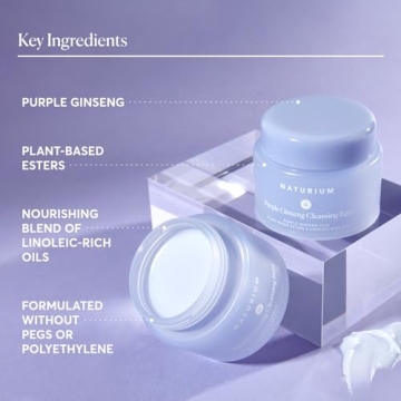 Naturium Purple Ginseng Cleansing Balm for All Skin Types