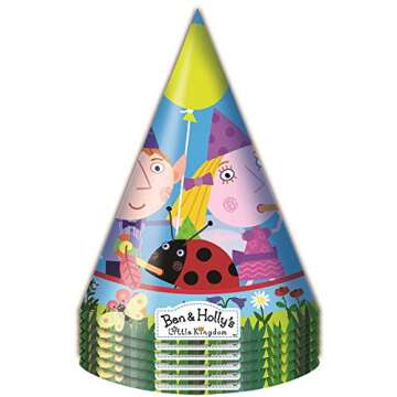 6psc hat cups Children's Holiday Ben and Holly's little kingdom Party Supplies Favors Birthday …
