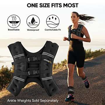 APEXUP Weighted Vest for Enhanced Workout Performance