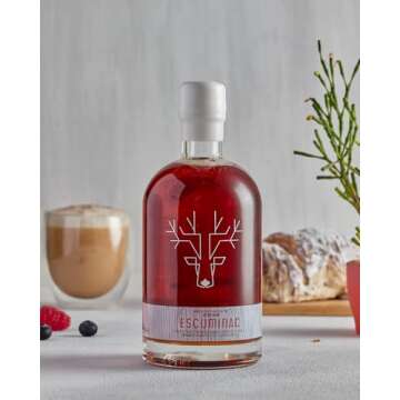 Escuminac Extra Rare, Organic Maple Syrup - Canada Grade A 16.9 fl oz - Amber Rich Taste - Authentic & Pure Canadian Maple Syrup - Delicate Taste - Great Gift…