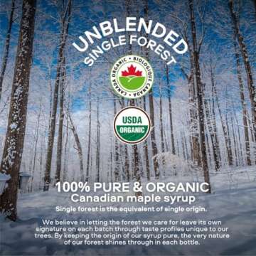 Escuminac Extra Rare, Organic Maple Syrup - Canada Grade A 16.9 fl oz - Amber Rich Taste - Authentic & Pure Canadian Maple Syrup - Delicate Taste - Great Gift…