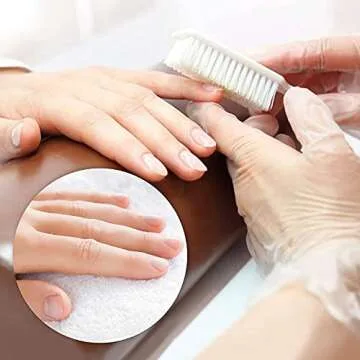 HOFASON 20Pcs Handle Grip Nail Brush, Hand Fingernail Cleaner Brush Manicure Tools Scrub Cleaning Brushes Kit for Toes and Nails Women Men(Random Colors)