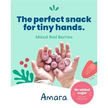 Amara Smoothie Melts - Mixed Red Berries - Healthy Toddler Snacks