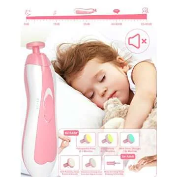 OTTOLIVES 24-Piece Baby Grooming Kit with Electric Trimmer