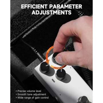 Donner EMBARK 05 Overdrive Guitar Pedal, DIY Shell, Electric Guitar, Tube Screamer, Analog Guitar Effect Pedal, True Bypass